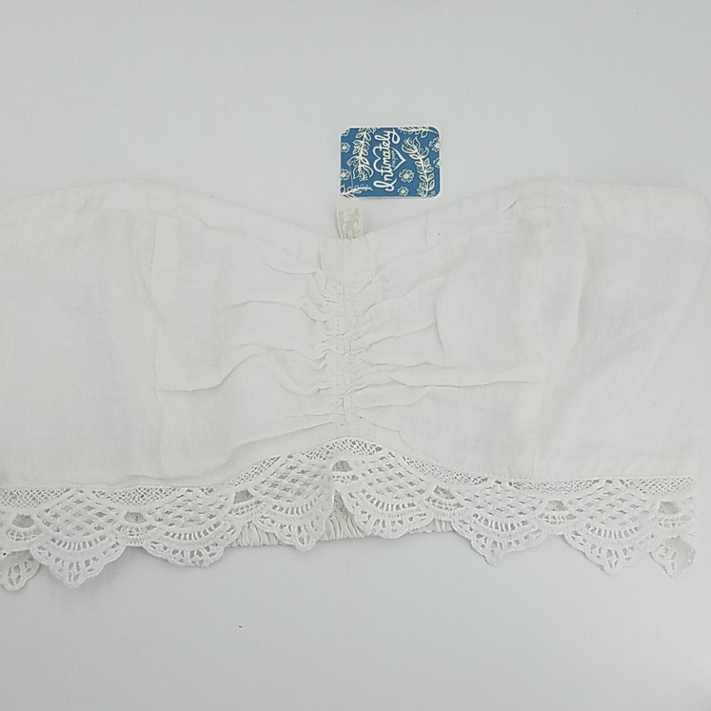 π Free People Dream Lover Crochet Trim Brami - Picture 4 of 7